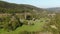 Glendalogh from above - flight over the famous landmark in the Irish Wicklow mountains