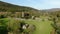 Glendalogh from above - flight over the famous landmark in the Irish Wicklow mountains