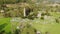 Glendalogh from above - flight over the famous landmark in the Irish Wicklow mountains