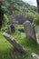 Glendalough in rainy day