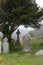 Glendalough in rainy day