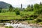 Glendalough is a village with a monastery in County Wicklow, Ireland