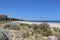 Glenelg Beach in South Australia with protected dunes in front