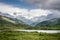 Glenfinnan valley that leads to Loch Eilt