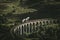 Glenfinnan Viaduct railway in Inverness-shire, Scotland