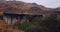 Glenfinnan Viaduct in Scotland, Aerial View