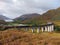 Glenfinnan viaduct with steam train