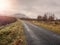 The Gleniff Horseshoe loop drive in county Sligo, Ireland, Winter season.