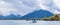 Glenorchy wharf, Wakatipu lake, New Zealand