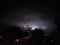 Glenpool thunderstorm at night