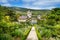 Glenveagh Castle, Donegal in Northern Ireland. Beautiful park and garden in Glenveagh National Park, second largest park