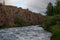 Glera river in Akureyri in North Iceland