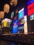 Glico billboard at night. Osaka, Japan. 24 Oct 2015