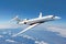 Glide Above the Clouds: Modern Jet in the Sky, Generative AI