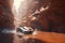 Glide through a canyon where futuristic racing