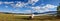 Glider on airfield