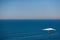 Glider over the Pacific Ocean in California