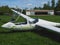 Glider or sailplane in the Aero Club Grevenbroich Neuss sailing club in Germany