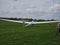 Glider or sailplane in the Aero Club Grevenbroich Neuss sailing club in Germany