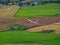 Glider or sailplane in flight,near Loch Leven,Perth and Kinross,Scotland