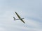 Glider or sailplane in flight,near Loch Leven,Perth and Kinross,Scotland