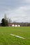 Glider wings lying on field near Carnation