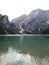 Glimpse of Braies lake