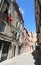 glimpse of the city of Venice with the narrow alley that in Vene