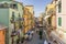 A glimpse of the historic center of Manarola, Cinque Terre, Liguria, Italy