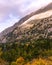 glimpse of the mountain in the Madonie park containing trees and clouds