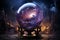 Glimpse into the Mystical: The Divining Crystal Ball\\\'s Magical Visions – AI Generated 5