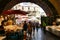 Glimpse of the picturesque open-air fish market Catania Italy