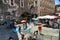Glimpse of the picturesque open-air fish market Catania Italy