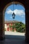 Glimpse from the porch of a venetian villa