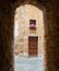 Glimpse of the town of Pienza in Tuscany