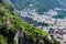 Glimpse of the village of Maiori on the Amalfi coast