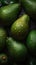 Glistening Fresh Avocado Seamless Background for Food Bloggers and Websites.