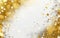 Glistening gold particles fall like snowflakes in this enchanting winter background. The image captures the essence of a