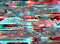 Glitch background. Computer screen error. Digital pixel noise abstract design. Photo glitch. Television signal fail