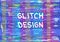 Glitch color dark transparent background