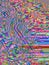 Glitch colorful chaos pixel abstract background