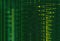 Glitch digital screen pattern green,  abstract digital glitches