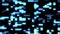 Glitch effect with holomatrix. Digital pixel hologram noise glitch effect on black background. Glitch Error Video Damage