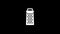 Glitch grater icon on black background.