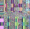 Glitch psychedelic background. Old TV screen error. Digital pixel noise abstract design. Photo glitch. Television signal