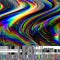 Glitch psychedelic background. Old TV screen error. Digital pixel noise abstract design. Photo glitch. Television signal