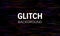 Glitch style dark abstract background. Distorted pixels vector wallpaper