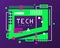 Glitch tech banner