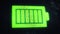Glitched battery symbol. Fully charged.