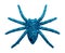 Glitter Blue Spider Halloween Decoration